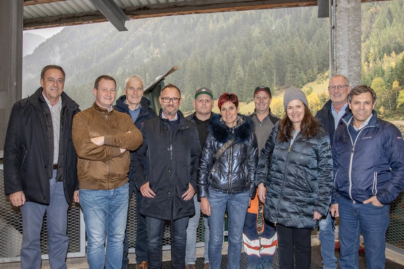 Wiegon - South Tyrolean delegation explored Ischgl's recycling center